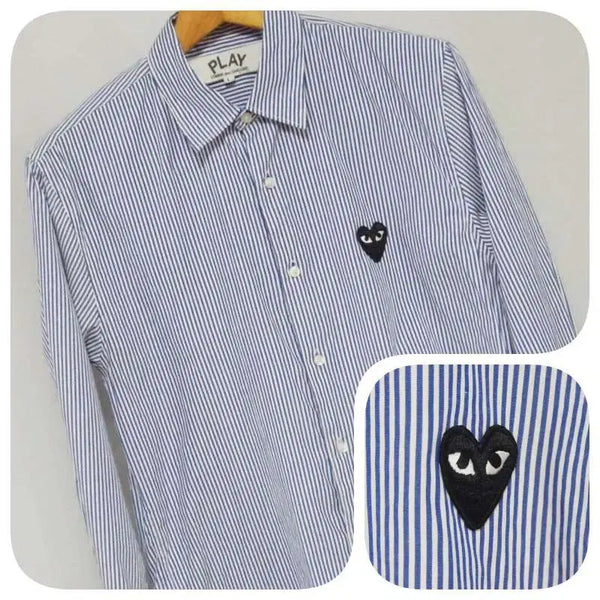 [BUNJANG] Comme des Garçons Striped Casual Shirt Men's 95 / 꼼데가르송 스트라이프 캐주얼 셔츠 남성95