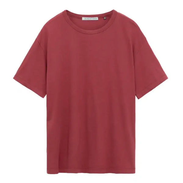 [BUNJANG] Politeru Human Index Basica T-Shirt Red / [4] 폴리테루 휴먼인덱스 베이시카 반팔 티셔츠 레드