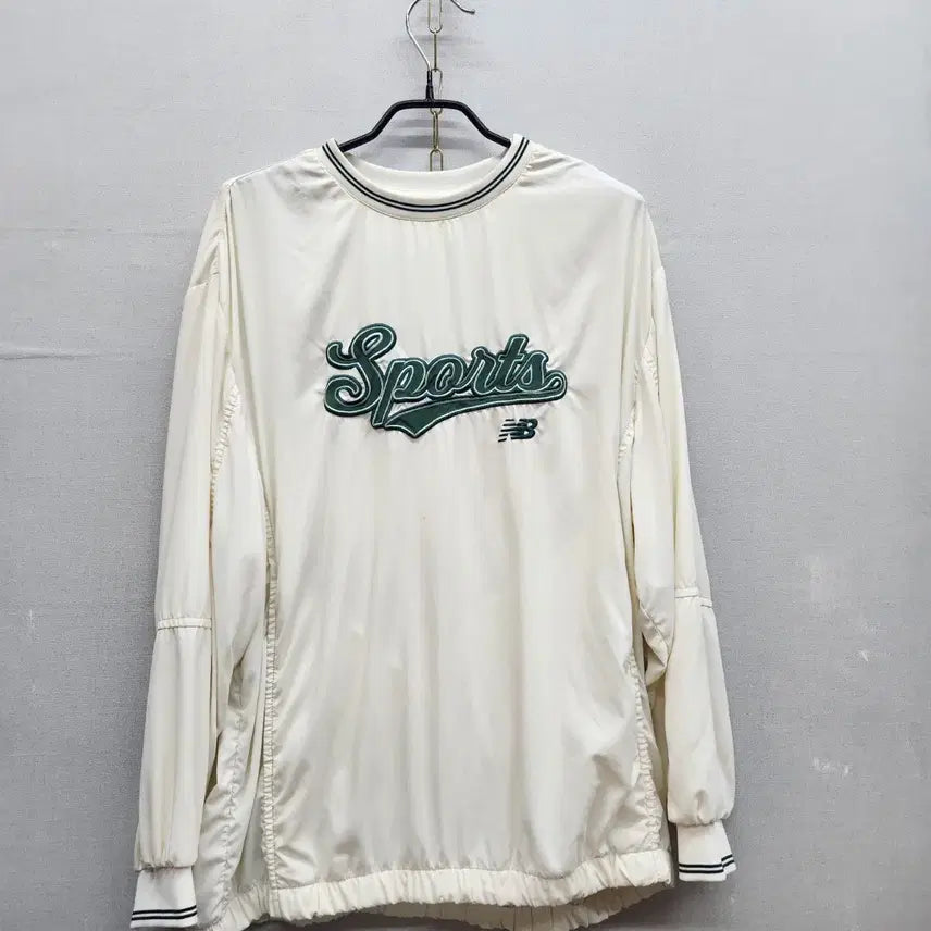 [BUNJANG] New Balance Embroidered Logo Windbreaker Warm-up Jacket L / 뉴발란스 스포츠 로고자수 바람막이 웜업 L