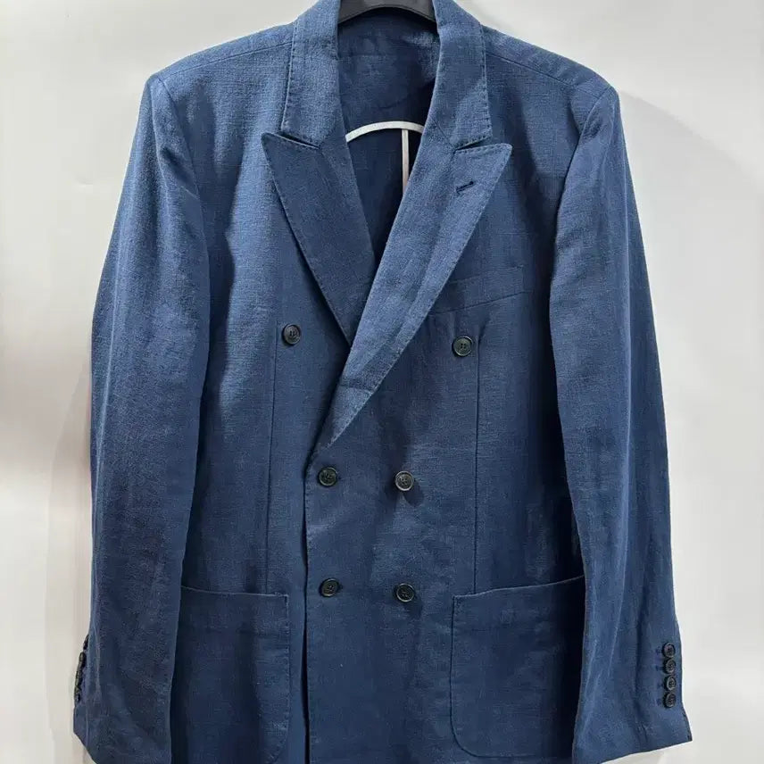 [BUNJANG] RUN Double Breasted Jacket 3.0 Navy / [52] RUN 더블 브레스티드 자켓 3.0