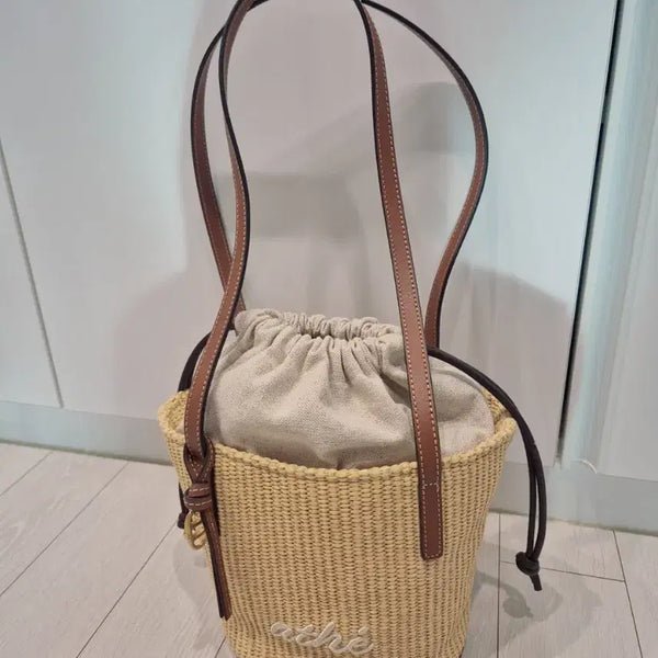 [BUNJANG] Atter Vanessa Bruno Raffia Shoulder Bag / 아떼 바네사부르노 라피아 숄더백