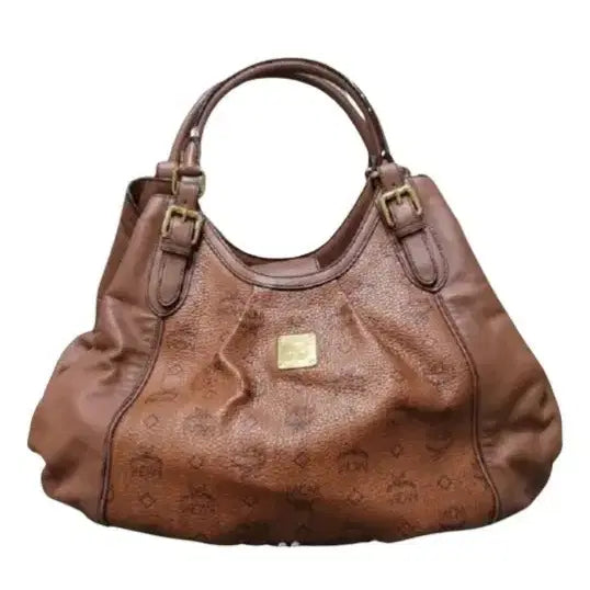 [BUNJANG] MCM Brown Tote Bag / 정품 MCM 브라운 토드백