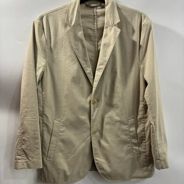 [BUNJANG] Epigram Linen Blend Notched Collar Jacket Beige / [L] 에피그램 리넨혼방 노치드카라 자켓 베이지 3.3