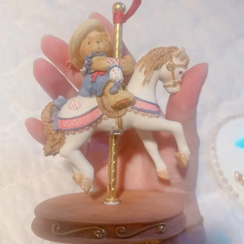 [BUNJANG] Cherished Carousel Horse Figurine / 체리쉬드 목마 피겨린