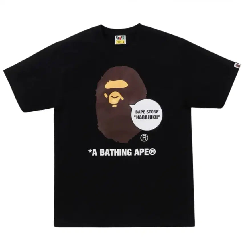 [BUNJANG] BAPE Store Harajuku Limited Edition Ape Head T-Shirt XXL / 베이프 스토어 하라주쿠 한정판 반팔 XXL