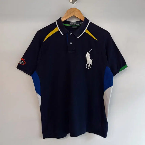 [BUNJANG] Polo Ralph Lauren Relaxed Fit Big Pony PK Collared Shirt Deep Navy L / 폴로 랄프로렌 루즈핏 딥네이비 빅포니 pk 카라 셔츠 치프키프