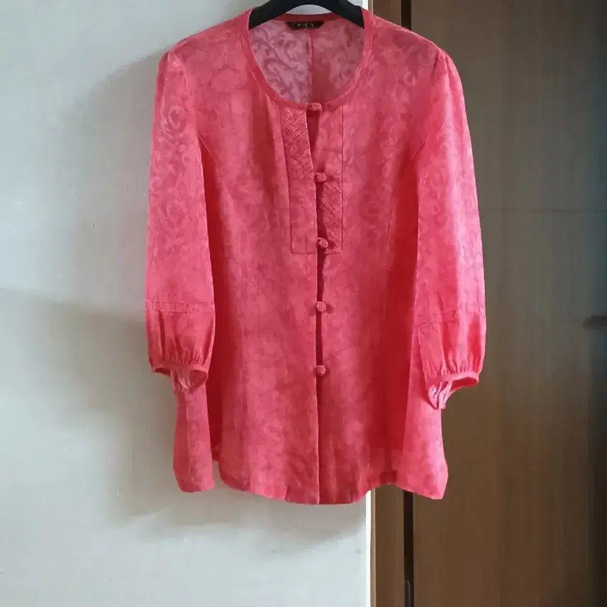 [BUNJANG] Ida In-gyeon Blouse / 이다의 인견 블라우스 통통66~77