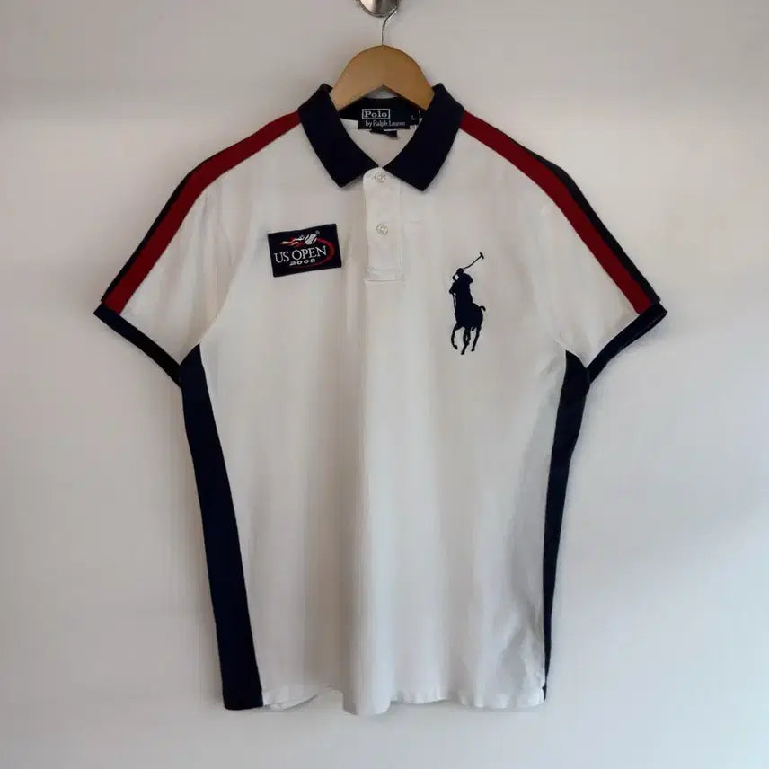 [BUNJANG] Polo Ralph Lauren Loose Fit 2006 US Open Big Pony PK Collar Shirt / 폴로 랄프로렌 루즈핏 2006 US 오픈 빅포니 pk 카라 셔츠 치프키프