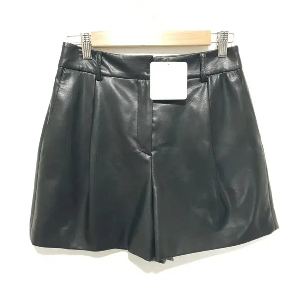 [BUNJANG] Pruitz Leather Short Pants / 프븏스 레더 숏 팬츠 M_i5057