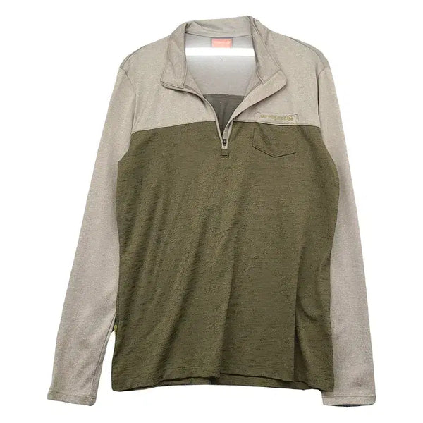 [BUNJANG] Merrell Khaki Functional Long Sleeve T-Shirt M/95 / 머렐 카키 등산 기능성 긴팔티 M/95