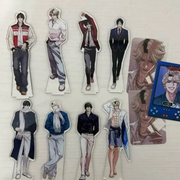 [BUNJANG] Lookism Seonyu Jae Na Jae Gyeon Acrylic Stand Bundle Set / 외지주 외모지상주의 선유재 나재견 아크릴 일괄