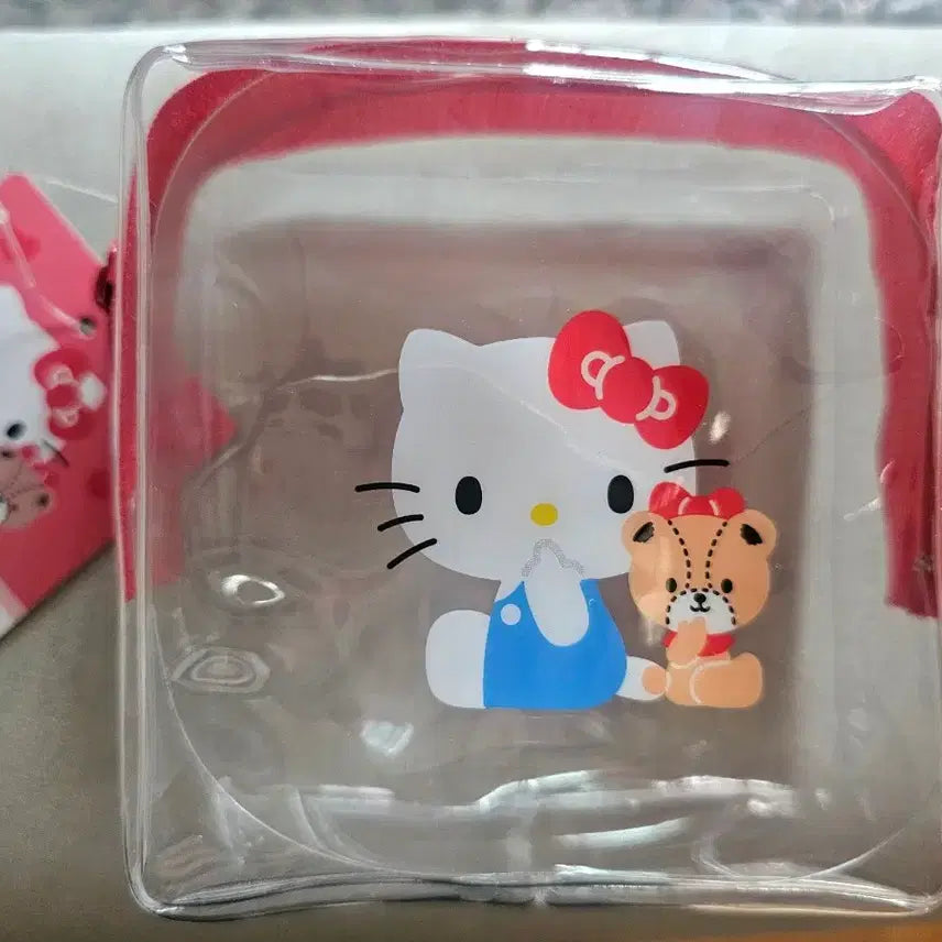 [BUNJANG] Daiso Kitty Small Clear Pouch / 다이소 키티 투명 파우치 소형 새상품
