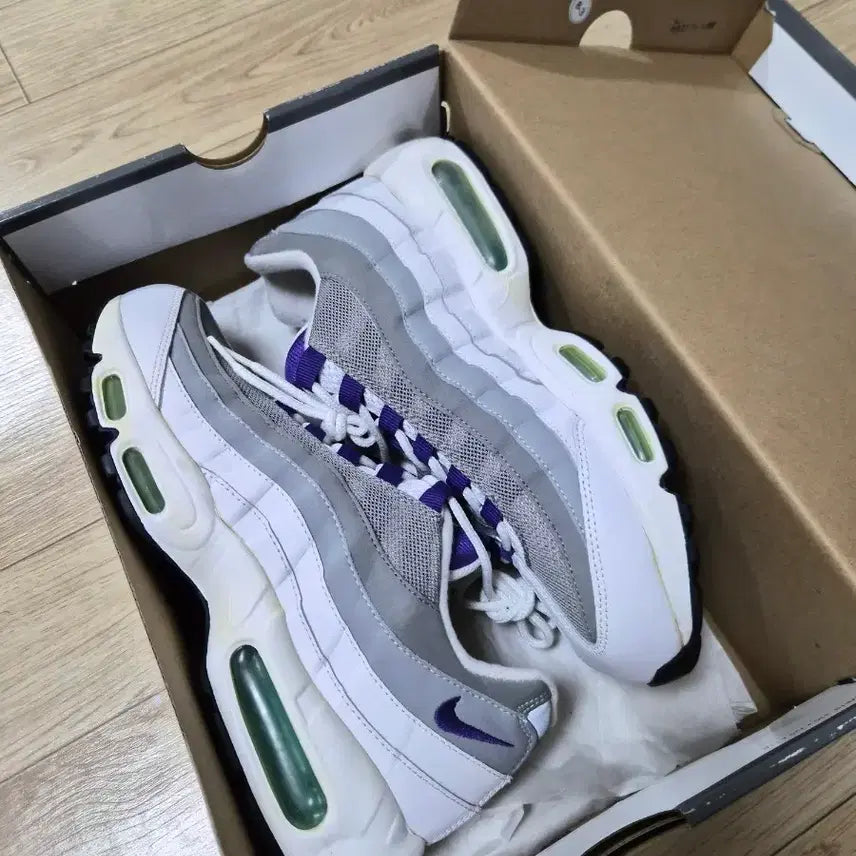 [BUNJANG] Nike Air Max 95 Purple Mesh Sneakers (275) / 나이키 에어맥스 95 보라매쉬 (9.5) 275