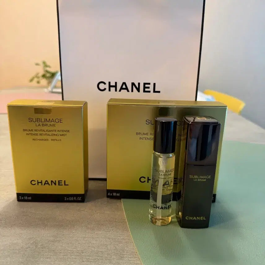 [BUNJANG] Chanel Sublimage La Brume Mist Set (New, Unsealed Refills) / 샤넬 수블리마지 라 브림 미스트 본품+리필 미개봉