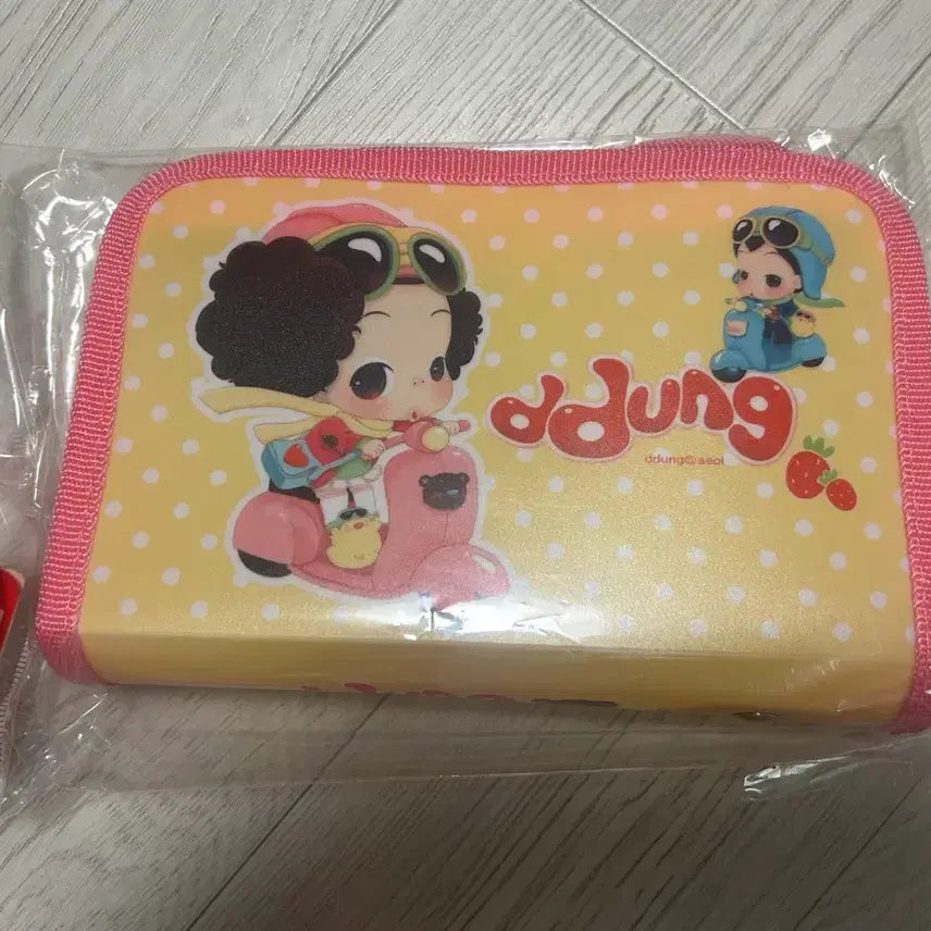 [BUNJANG] Ddung Character Zipper Pouch Case / (주말할인) ddung 소품 지퍼케이스 파우치