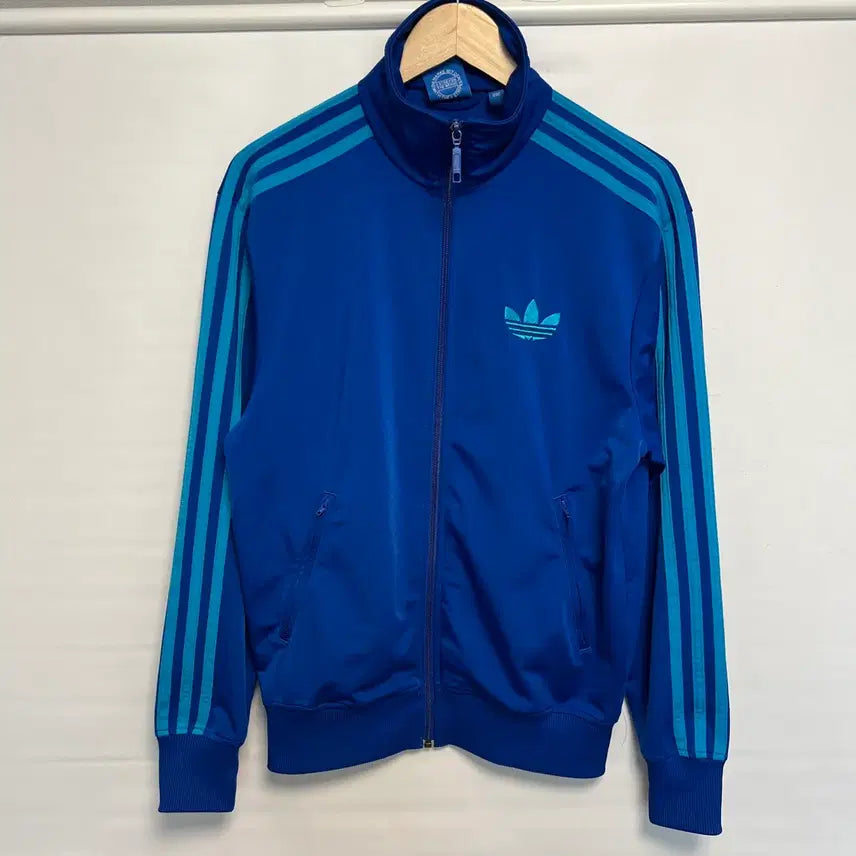 [BUNJANG] Adidas Firebird Track Top Jacket Blue Size 90 / [정품/90] 아디다스 구파이어버드 블루 하늘색 트랙탑 져지