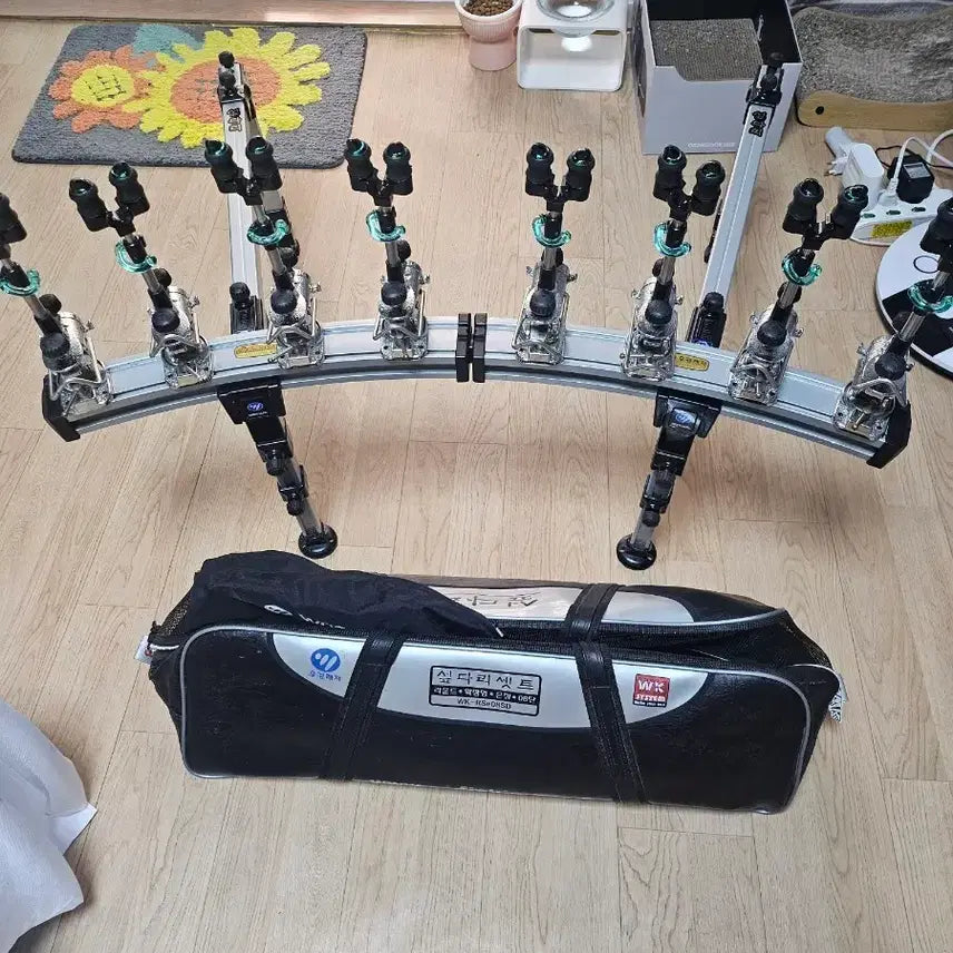 [BUNJANG] Wookyung Silver 8-Stage Seopdari Fishing Rod Set / 우경 섶다리 은장 8단 셋트 사진 3장