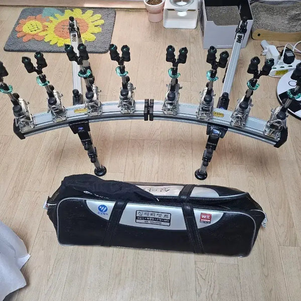 [BUNJANG] Wookyung Silver 8-Stage Seopdari Fishing Rod Set / 우경 섶다리 은장 8단 셋트 사진 3장