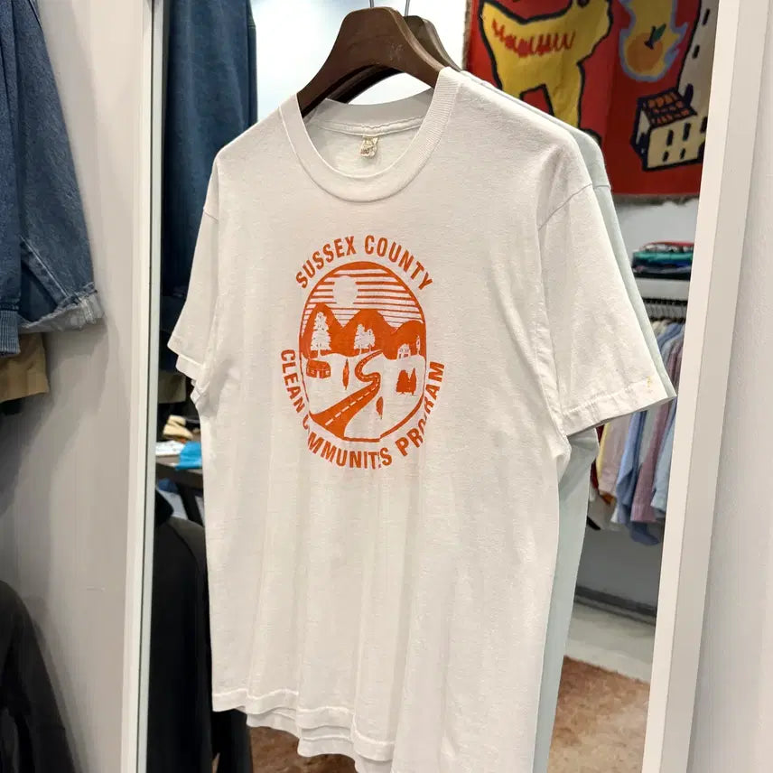 [BUNJANG] 80s Screen Stars Vintage T-Shirt Single Stitch Made in USA / 80s Screen Stars 빈티지 반팔 티셔츠 (made USA)