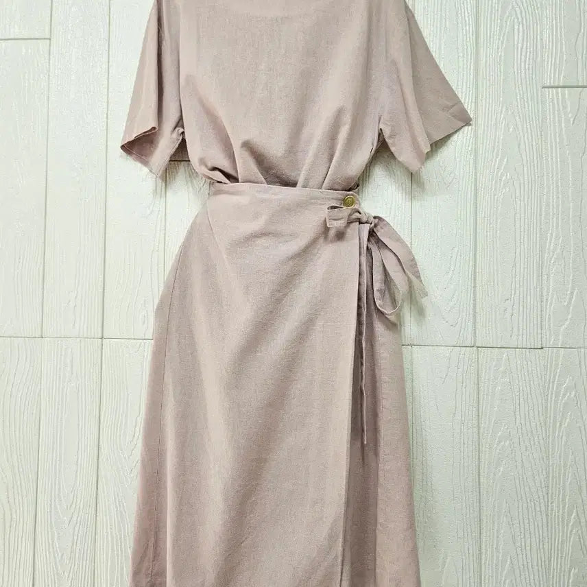 [BUNJANG] Linen Wrap Dress / 랩치마린넨원피스