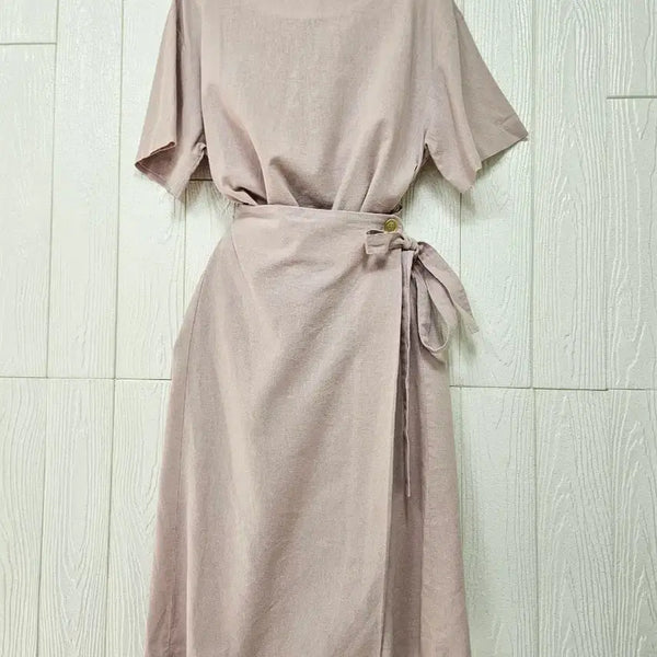 [BUNJANG] Linen Wrap Dress / 랩치마린넨원피스