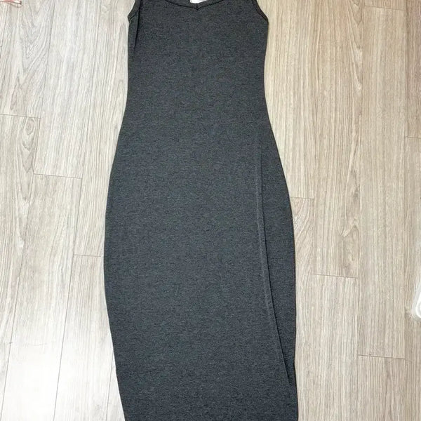 [BUNJANG] Sleeveless Long Dress Bolero Knit Cardigan Set / 나시 롱 원피스 볼레로 니트 가디건 세트 미시룩 여행룩