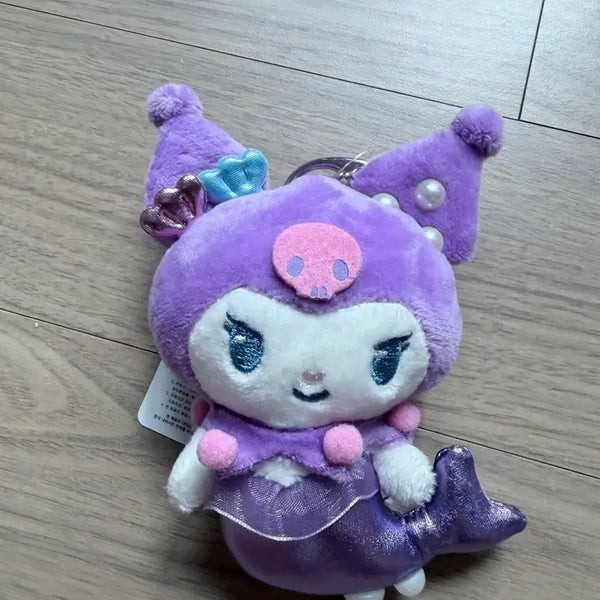 [BUNJANG] Sanrio Kuromi Mermaid Costume Doll Keychain / [새상품]산리오 쿠로미 인어 코스튬 인형 키링
