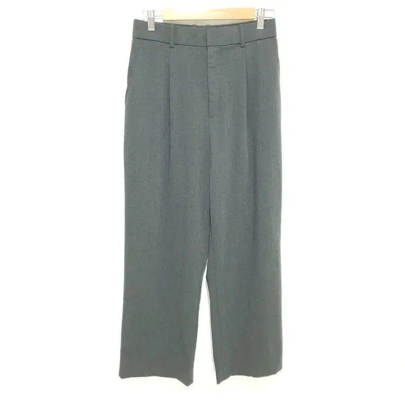 [BUNJANG] Uniqlo Women's One-Tuck Wide Leg Pants L / 유니클로 여성 원턱 와이드 슬랙스 L_M2364