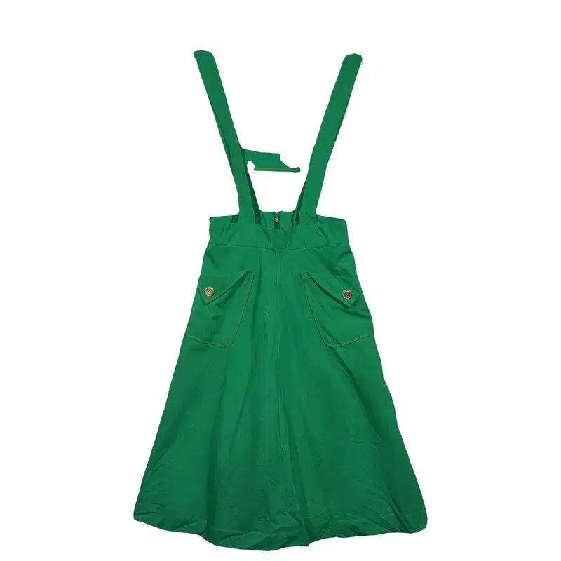 [BUNJANG] Vivid Overalls Dress - Unique, Vintage, Kitschy Style / 비비드 멜빵 원피스 유니크 빈티지 키치 스타일 []