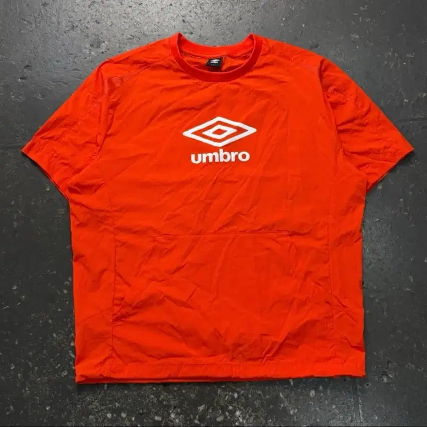 [BUNJANG] Umbro Half Sleeve Warm-up T-Shirt / 엄브로 반팔 웜업