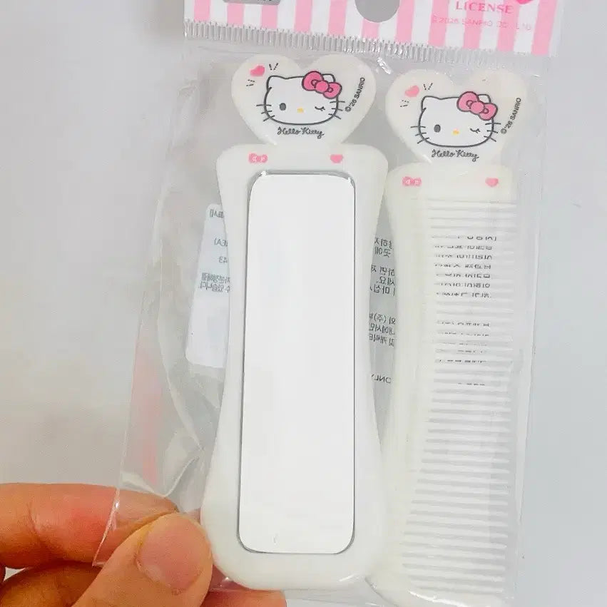 [BUNJANG] Hello Kitty Mirror and Comb Set / 헬로키티 거울 빗 세트