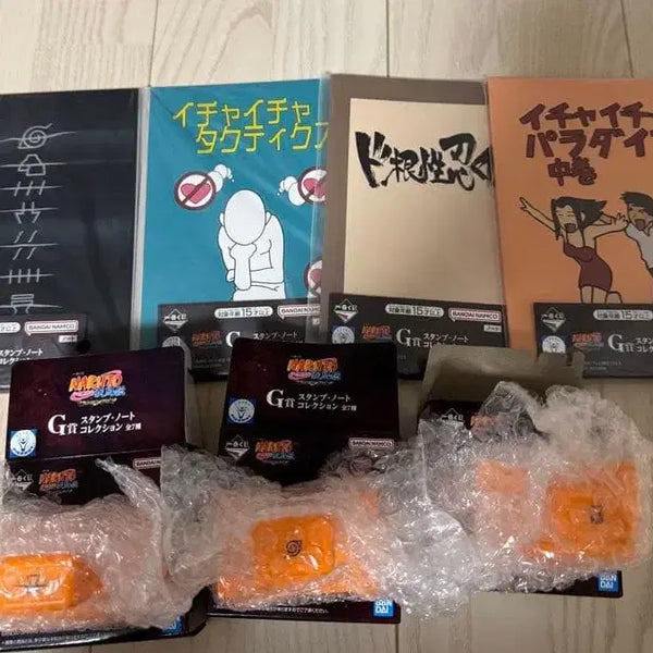 [BUNJANG] Naruto Ichiban Kuji Stamp & Note Set Bundle / 일괄)나루토 제일복권 스탬프 노트 세트