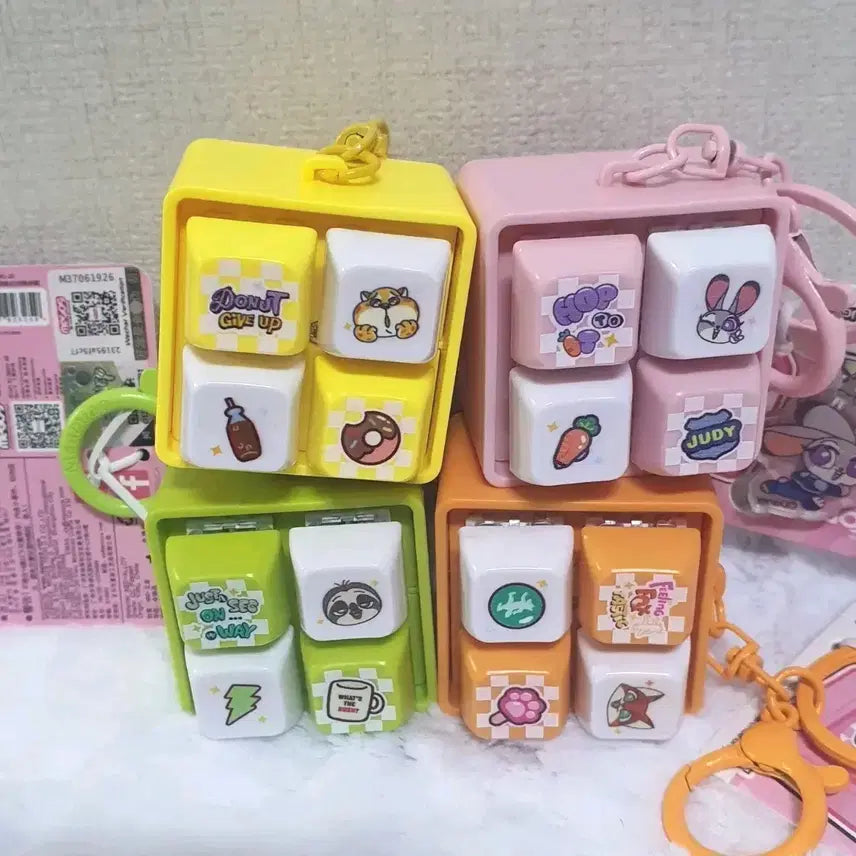 [BUNJANG] Zootopia Keychain Bundle Set / [일괄]주토피아 키캡 키링
