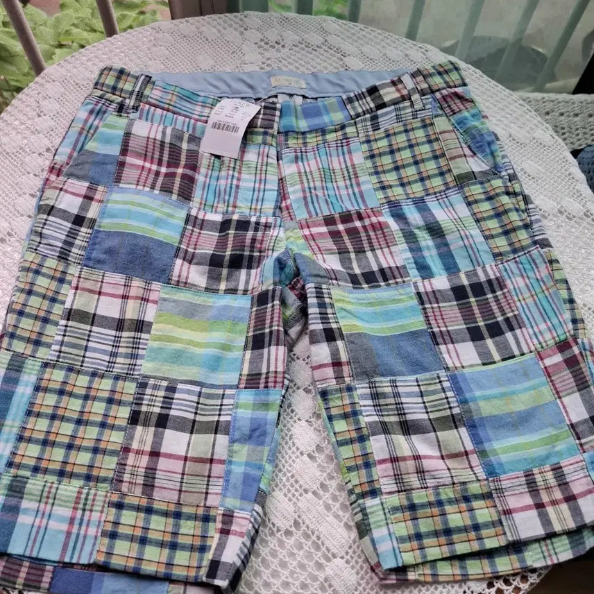 [BUNJANG] J.CREW Kids Patchwork Shorts / J.CREW 키즈 패치워크 반바지14ㅡ새상품