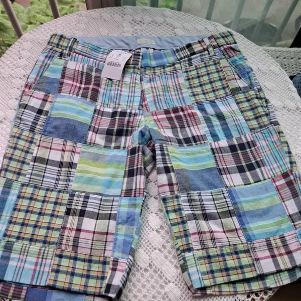 [BUNJANG] J.CREW Kids Patchwork Shorts / J.CREW 키즈 패치워크 반바지14ㅡ새상품