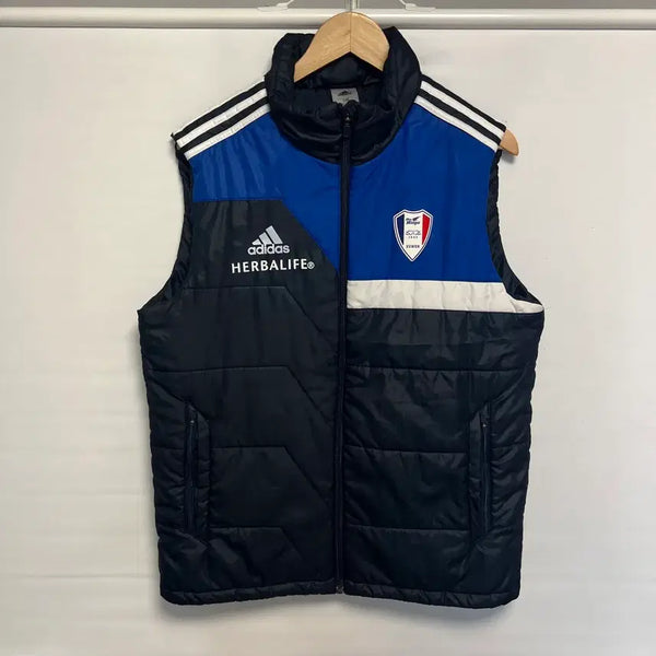 [BUNJANG] Adidas Suwon Samsung Tiro13 Padded Vest 105 / [정품/105] 아디다스 수원삼성 트레이닝 티로13 패딩 조끼 베스트