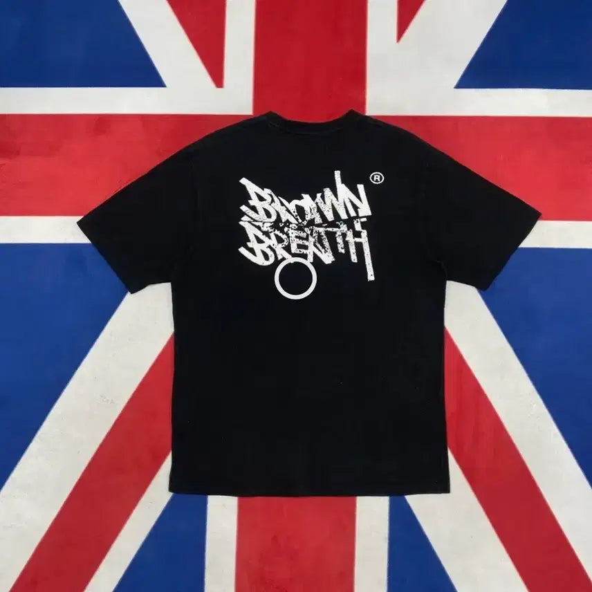 [BUNJANG] Brown Breath Short Sleeve Black L Size / 브라운브레스 반팔 블랙 L사이즈 판매합니다