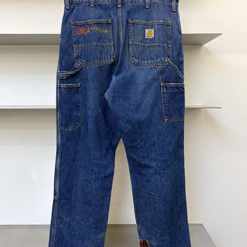 [BUNJANG] Carhartt WIP Double Knee Denim Carpenter Pants / 칼하트 윕 더블니 데님 카펜터 팬츠