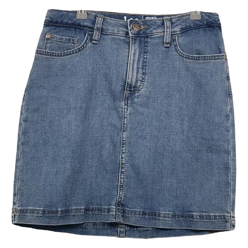 [BUNJANG] Lee Women's Casual Denim Mini Skirt Size 6 M / 리 여자 캐주얼 데님 스커트 6 M