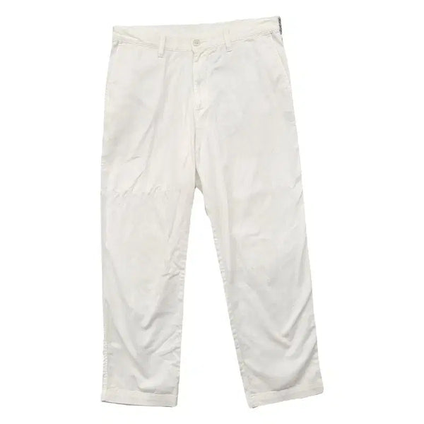 [BUNJANG] Uniqlo White Casual Cotton Pants Size 76 / 유니클로 화이트 캐주얼 면바지 76