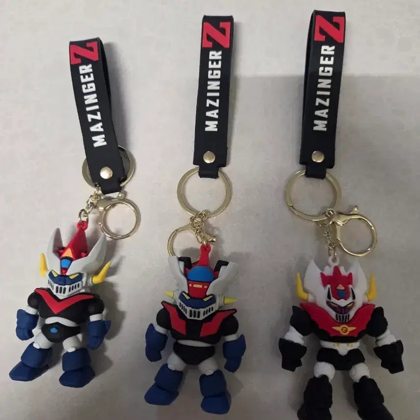 [BUNJANG] Mazinger Z Keychain 3-Piece Set / 마징가 Z 열쇠고리 3개 세트