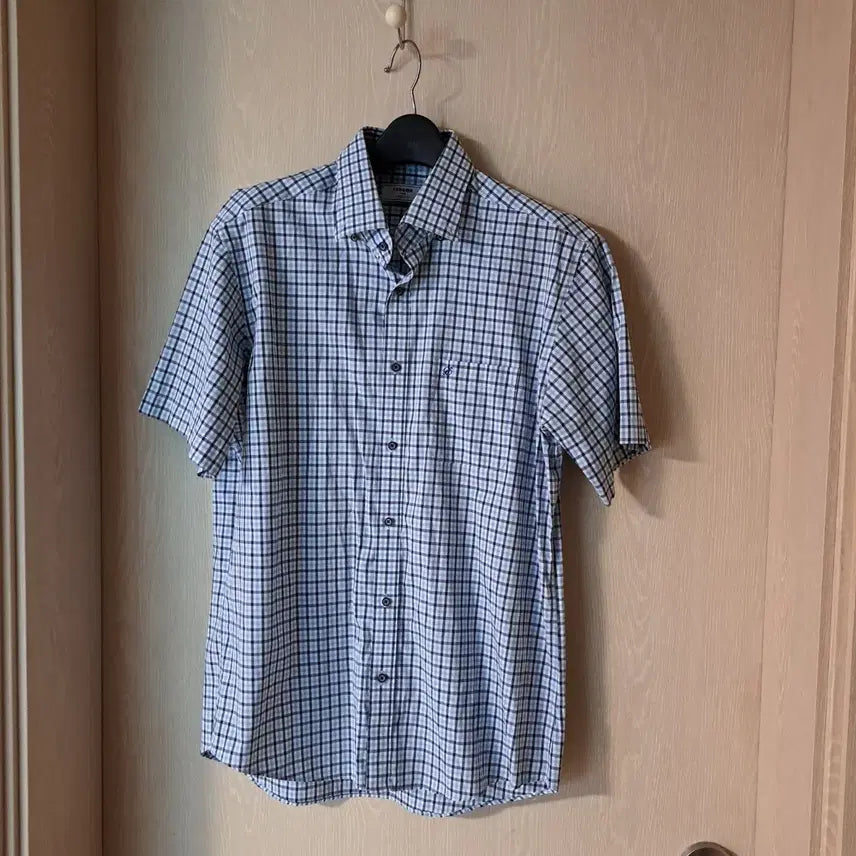 [BUNJANG] Renoma Checked Short Sleeve Shirt Size 105 / 레노마 체크 반팔 셔츠사이즈105