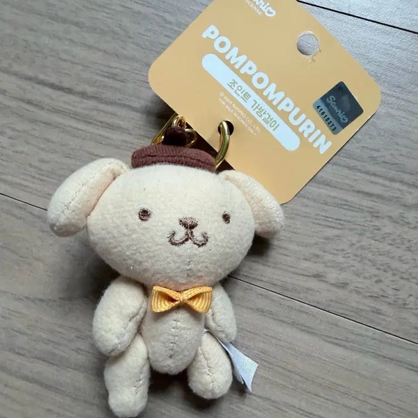 [BUNJANG] Sanrio Pompompurin Doll Joint Bag Charm Keychain / [새상품]산리오 폼폼푸린 인형 조인트 가방걸이 키링