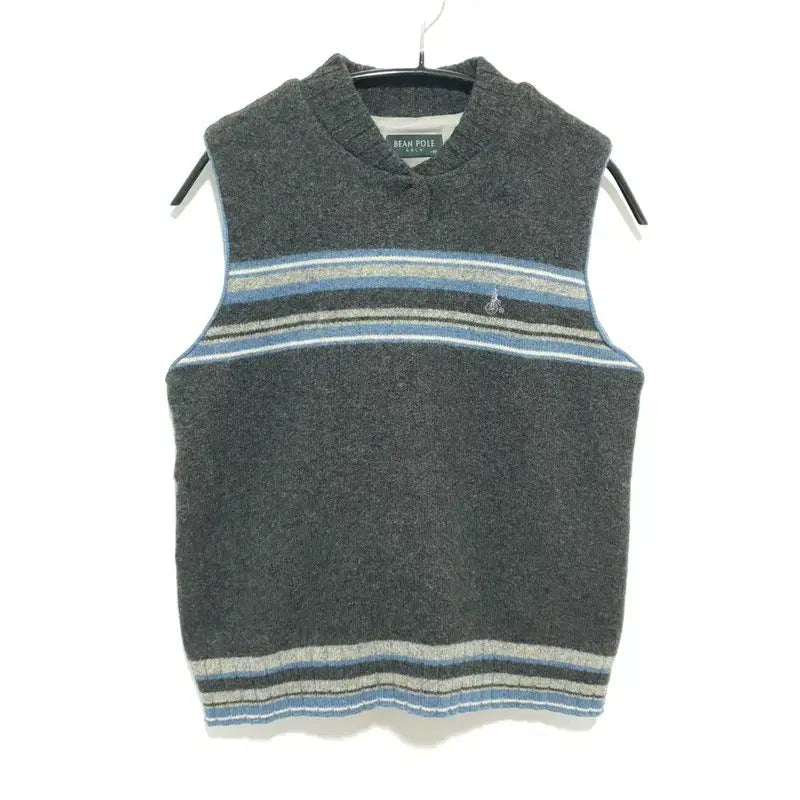 [BUNJANG] Beanpole Golf Women's Wool Knit Vest / 빈폴 골프 여성 울 니트 조끼 90_M2376