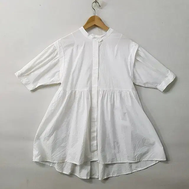 [BUNJANG] Vis White Cotton Blouse / Vis 블라우스 화이트