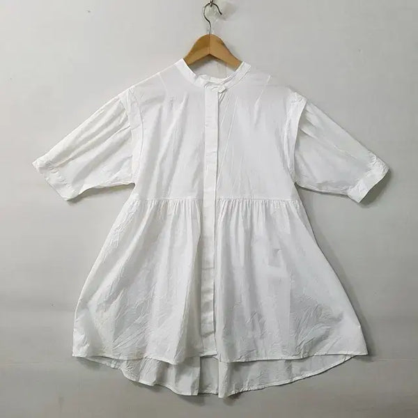 [BUNJANG] Vis White Cotton Blouse / Vis 블라우스 화이트