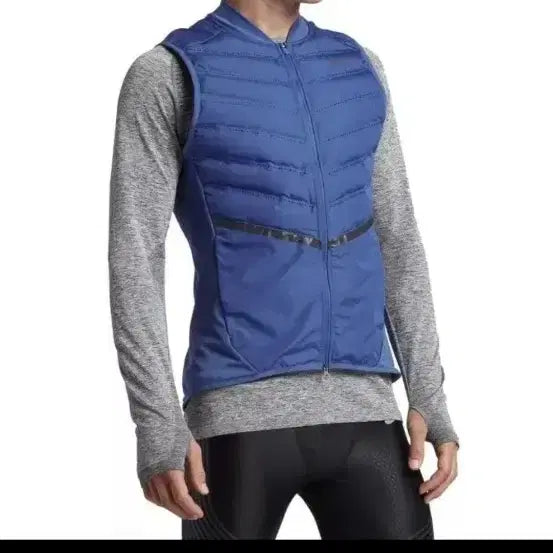 [BUNJANG] Nike AeroLoft 800 Running Vest Blue XL / 나이키 에어로로프트 800 러닝 베스트 블루 XL(110)