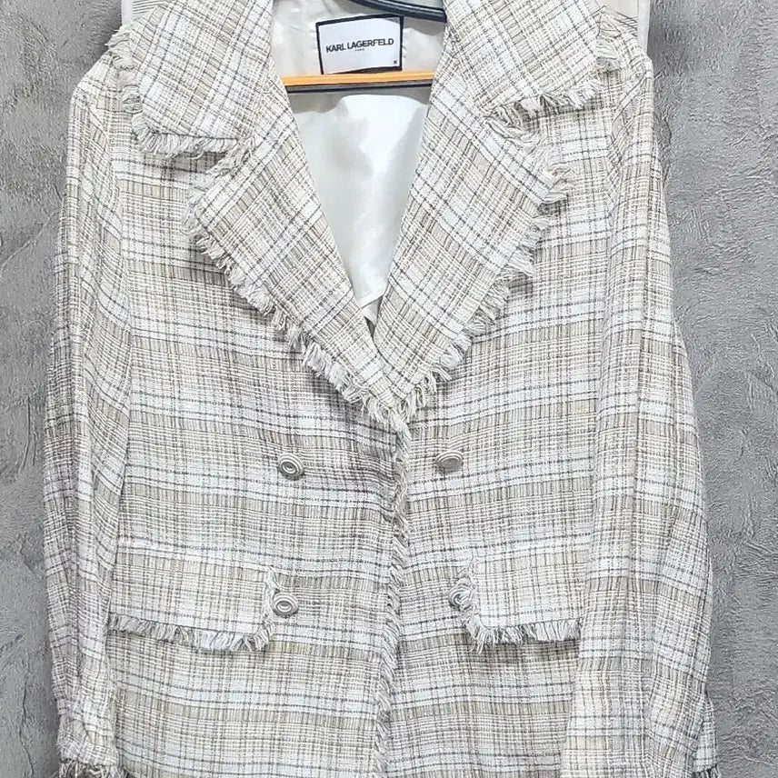 [BUNJANG] Karl Lagerfeld Linen Blend Jacket / 칼라거펠트린넨혼방자켓