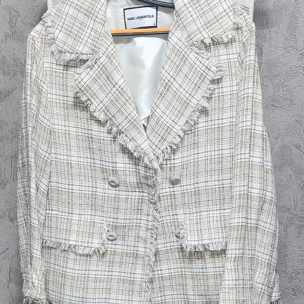 [BUNJANG] Karl Lagerfeld Linen Blend Jacket / 칼라거펠트린넨혼방자켓