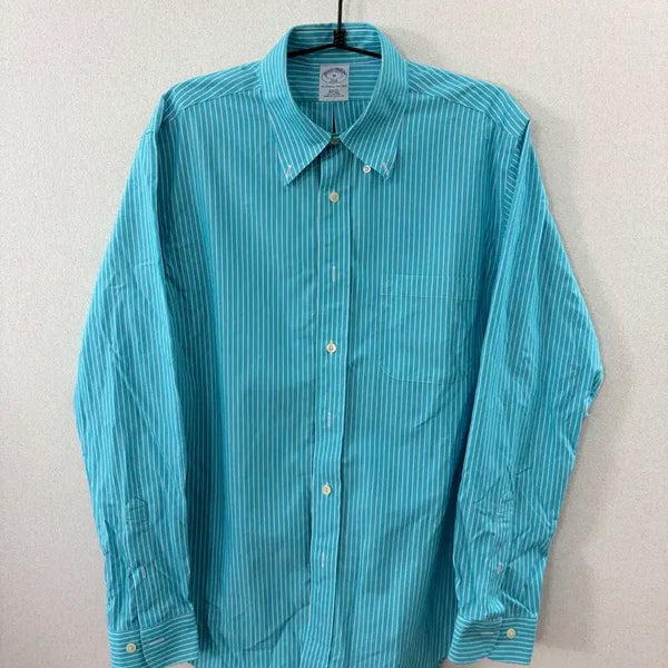 [BUNJANG] Brooks Brothers Blue Stripe Shirt M / 브룩스브라더스(Brooks Brothers) 블루 스트라이프 셔츠M